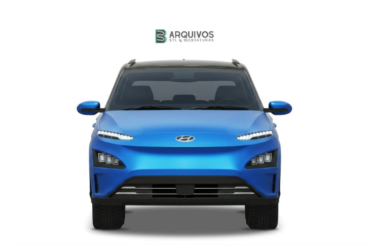 Modelo 3D STL - Hyundai KONA electric 2022 — foto 3